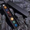 8 Планет Солнечная Исцеляющая Кристаллическая Каменная Сфера Набор Без Гравировки Натуральные Драгоценные Камни Коллекция Персонализированный Дом Офис