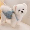 Джинсовая куртка для собак, классное синее джинсовое пальто для маленьких и средних девочек, мальчиков, собак, одежда для щенков, прочный жилет с D-образным кольцом для поводка