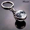 Luminous Planet Star Keychain Solar System Galaxy Keyring Nebula Space Universe Pendant
