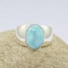 Кольцо с печаткой из натурального ларимара, кольцо из стерлингового серебра 925 пробы, эффектное кольцо в стиле бохо, кольцо унисекс, мужское кольцо с печаткой, кольцо с драгоценным камнем, подарок для него