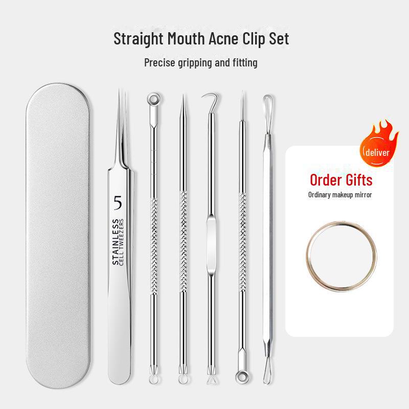 Набор ультратонких игл для лечения акне: Набор пинцетов и инструментов для удаления черных точек