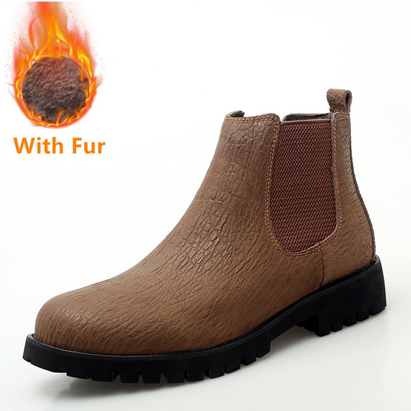 Модные мужские ботинки из натуральной кожи, универсальные, новые, без застежек, мужские туфли, модные мужские ботильоны, роскошь для мужчин, классические мотоциклетные ботинки