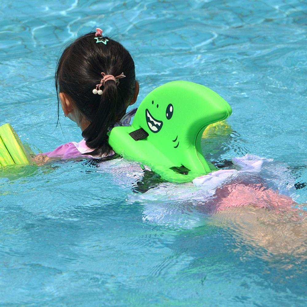 Яркий цвет Плавающая доска Swimm в форме плавника Детский поплавок для спины Бассейны Озера