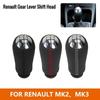 New Car Interior Accessories 5 Speed Gear Shift Knob Stick Head Shifter Lever Handle for RENAULT Laguna Megane 2 Clio 3 Scenic 2