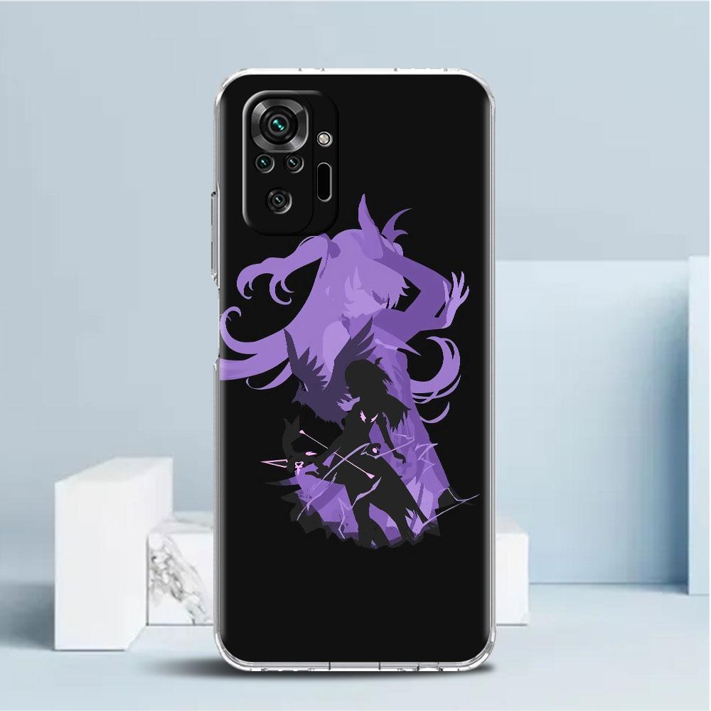 Противоударный чехол для телефона Redmi Note 11 11E 10 9 8 Pro 11S 9S 10S K40 9A 9C 8T 7 10C 9t 9s мягкий чехол Genshin Impact Xiao Mona