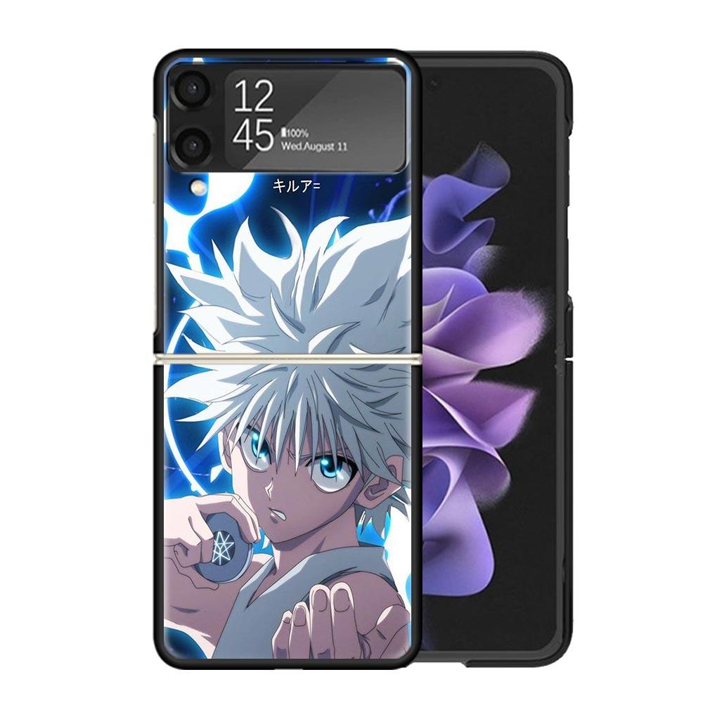 Hunter X Killua Clear Phone Case For Samsung Z Flip 7 6 5 4 3 Galaxy ZFlip7 ZFlip6 ZFlip5 ZFlip4 ZFlip3 5G Print Cover Z Flip 7