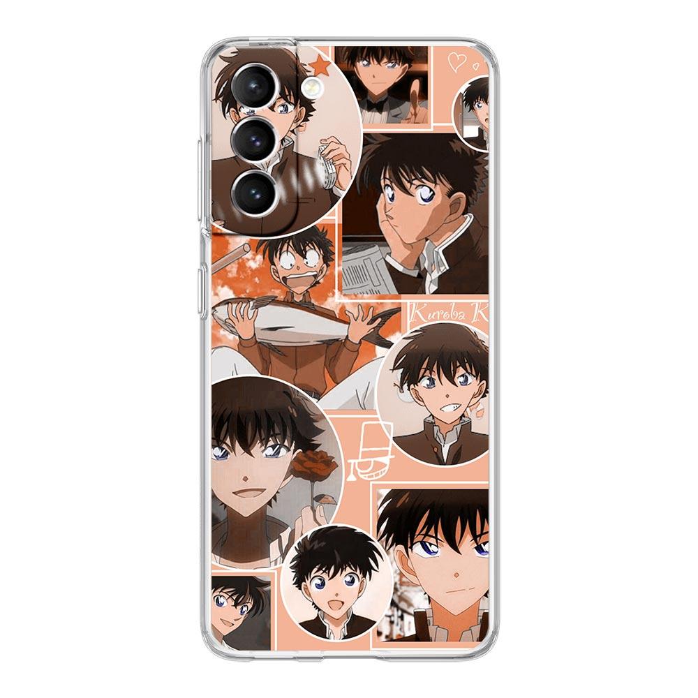 Крутой чехол для телефона с аниме «Детектив Конан» для Samsung Galaxy S22 5G S20 Ultra S21 FE 5G S10E S9 S8 S10 Plus Note 20 10 Lite