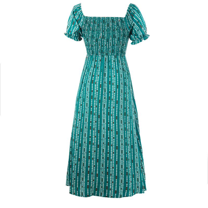 GMXIA Весна-лето Вертикальные полосатые платья с разрезом на талии Одно плечо Короткий рукав Повседневные праздничные платья