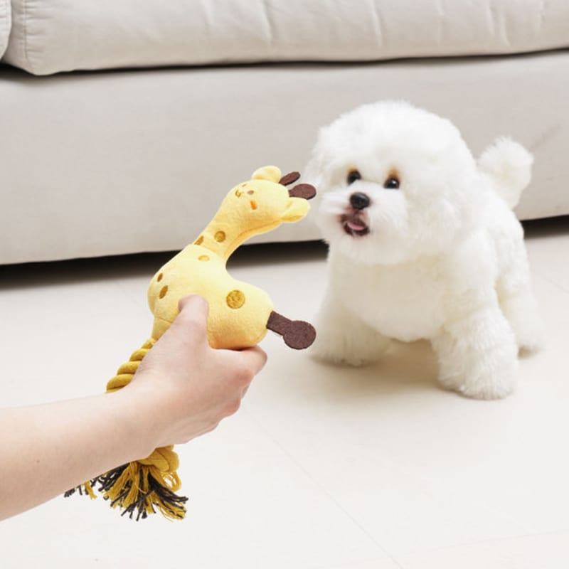 [Питомец] Мягкая игрушка Tug Жираф