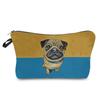 Women Dog Print Cosmetic Bag Toiletries Organize Travel Storage Case 6420