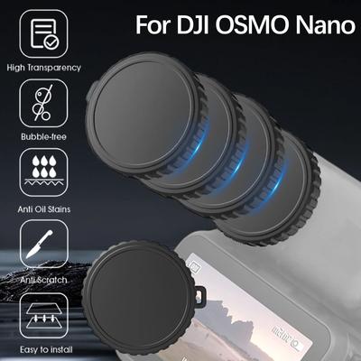 Защитная крышка объектива для камеры DJI Osmo Nano, аксессуары, нескользящий силиконовый пылезащитный чехол-колпачок для объектива DJI Nano