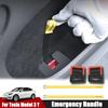 Для Tesla Model 3 Highland Tesla Model Y Juniper Автомобиль Задняя дверь Аварийная безопасность Веревка для вытягивания Аварийная ручка Автоаксессуары