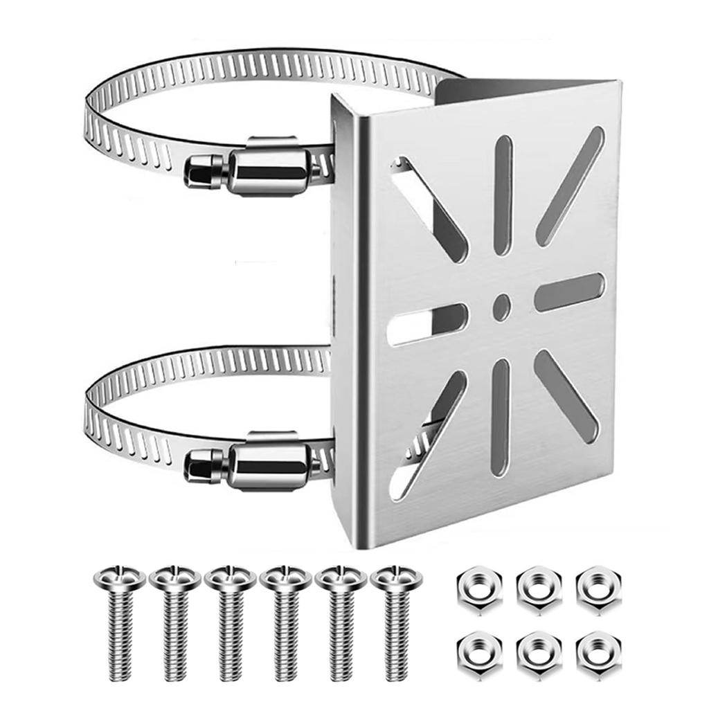 LKCCTK Монтаж камеры безопасности из нержавеющей стали, не требует сверления, совместим с 2 комплектами болтов из нержавеющей стали диаметром 20 см для видеонаблюдения