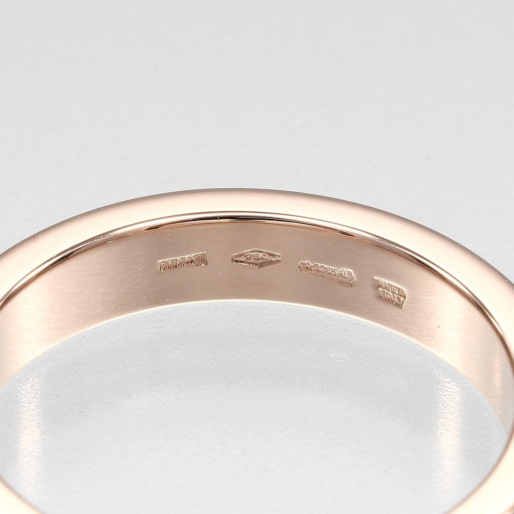 BVLGARI B.ZERO1 Essential Ring Be zero one K18 Pink Gold/diamond #8.6(US Size) 7.4g mens Used
