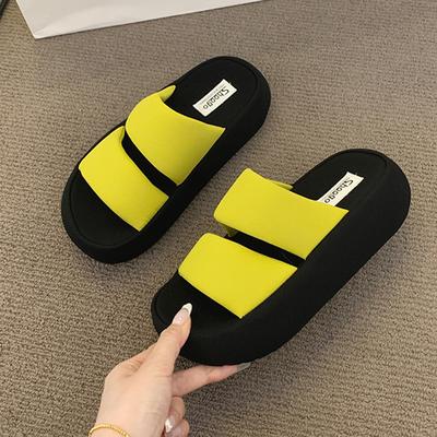 Модные шлепанцы на платформе, женские тапочки, дизайнерская обувь, летние босоножки для платья, 2025, повседневные шлепанцы, роскошные Zapatos De Mujer