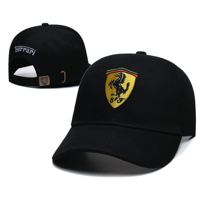 Для Ferrari Логотип Вышитый Автомобильная Бейсболка Весна и Осень Наружные Спортивные Универсальные Регулируемые Повседневные Кепки Кепка от Солнца