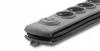 Qoltec Quick Switch surge protector power strip | 6 sockets | 1.8m | gray