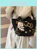 Lightweight Oxford Fabric Single Strap Bag With Inner Zipper Storage For Casual Wear