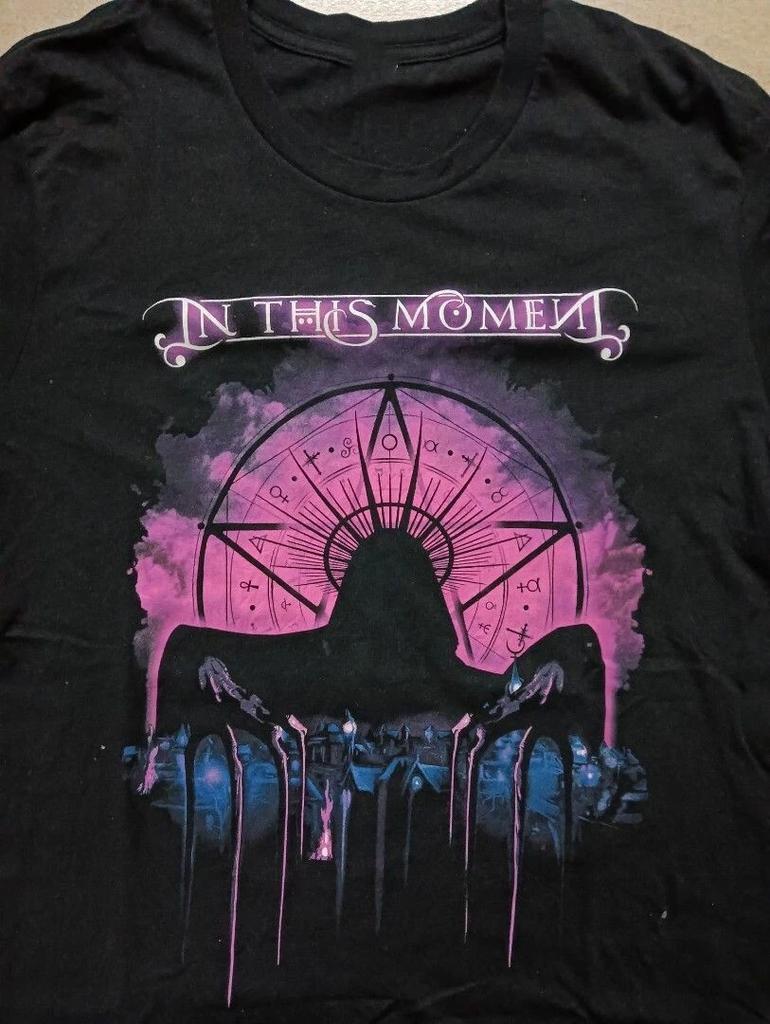 Vtg In This Moment Band Cotton Black All Size T Shirt For Men AG217