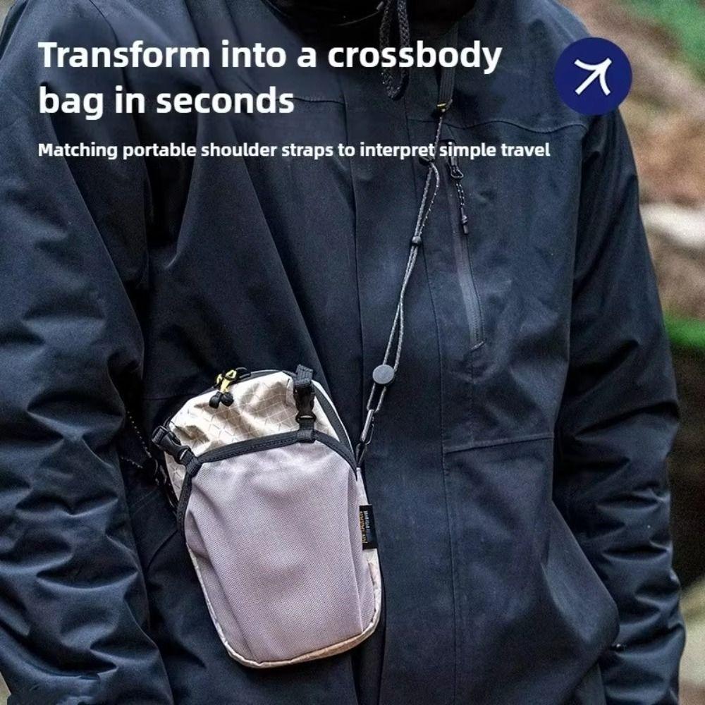 Backpack Expansion Water Bottle Holder Bag Quick-Adjust Strap Phone Waist Pack Phone Accessories