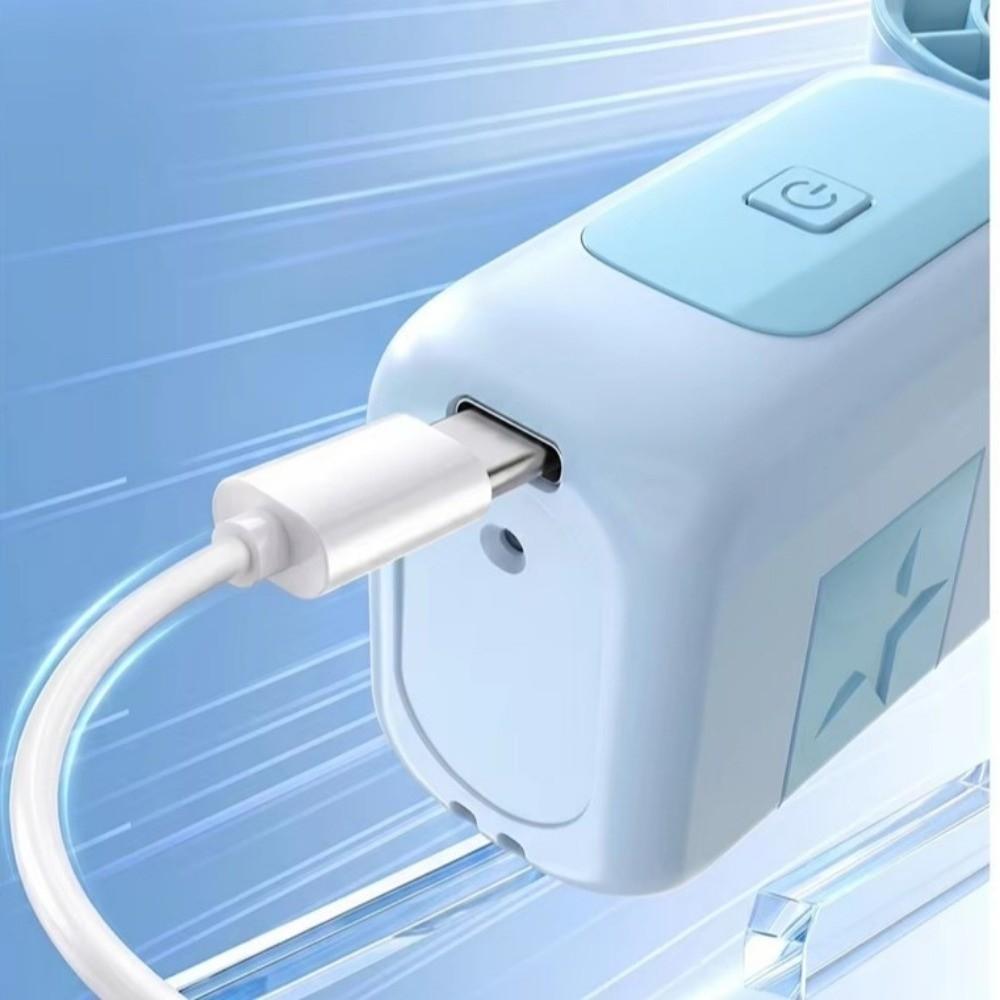 Strong Wind Cooling Small Fan USB Rechargeable Electric Fan Handheld Mini Fan For Outdoor