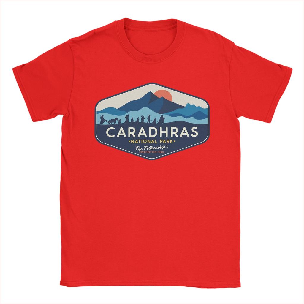 Unisex Caradhars National Park The Fellowships Frostbitten Trail T Shirt LLords Of The RRings 100 Cotton Tees Printed TShirt