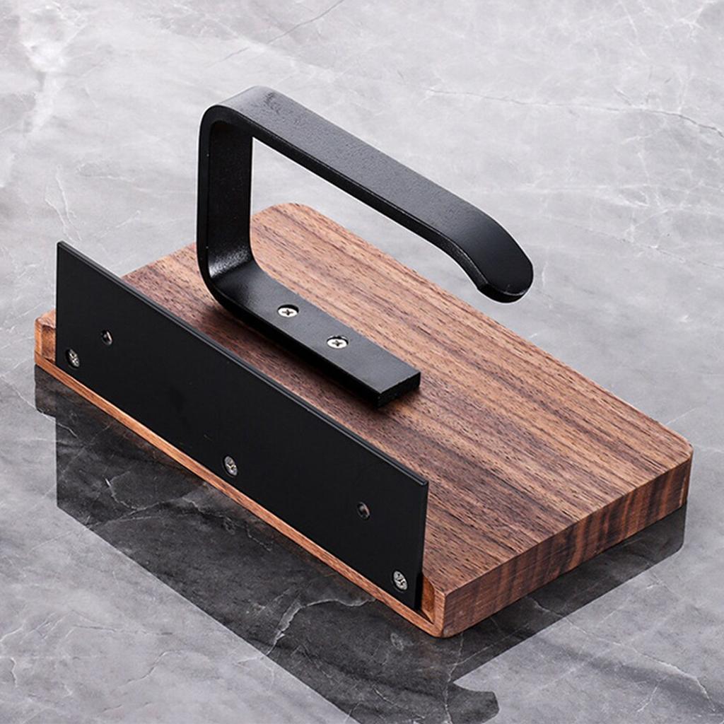 Держатель туалетной бумаги с полкой из натурального ореха, вешалка для рулонов салфеток, настенная перекладина для бумажных полотенец, нержавеющая сталь 304