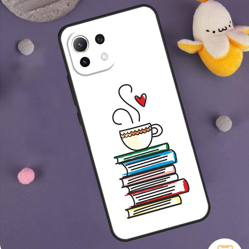 Чехол 'Книги и Кофе' для Xiaomi 15T Pro 13T 14T 14 15 Ultra 17 Pro Max POCO F8 Pro F5 F6 F7 X5 X6 X7
