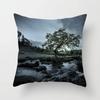 Landscape  Sunrise Sunset Scenery Pillow Cover Sofa Decoration Car Office Seat Cushion  Room Home
