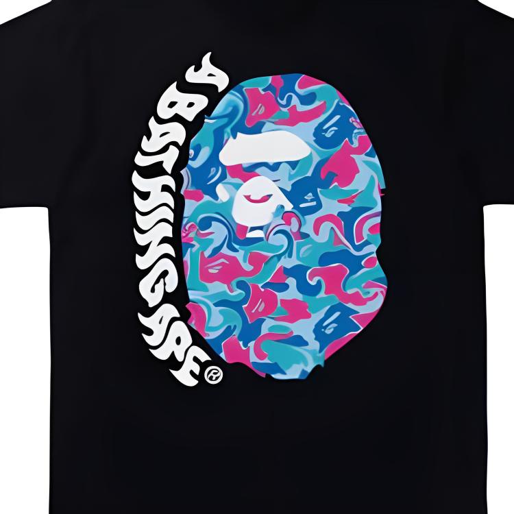 A BATHING APE Head T Shirt Men's 1i30-110-076