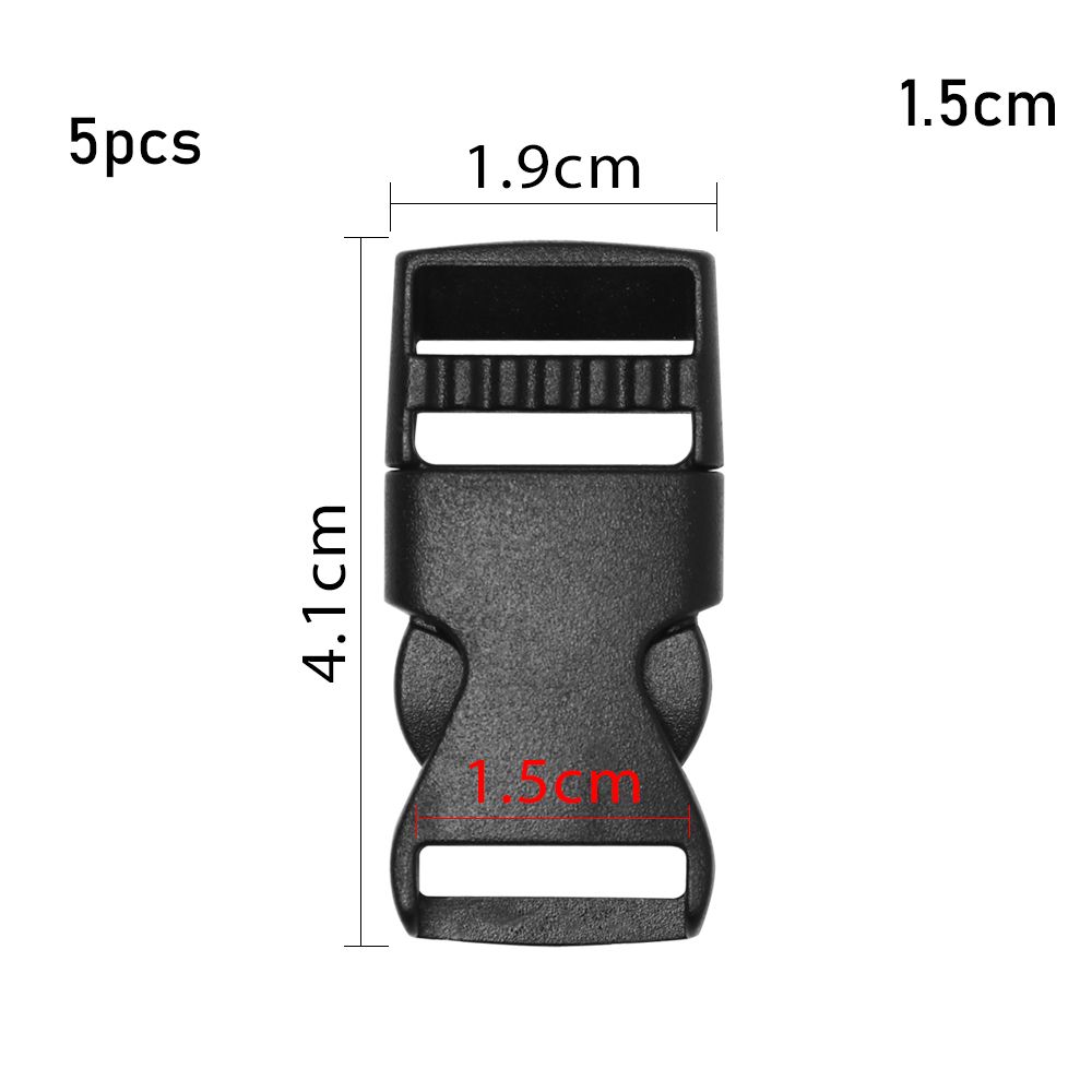 Пластиковая черная тесьма для ремня рюкзака, детали для браслета из паракорда, изогнутая пряжка, боковые пряжки