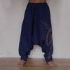 Urban Hip Hop Loose Fit Cotton Pants With Print Design For Men 2024 Summer