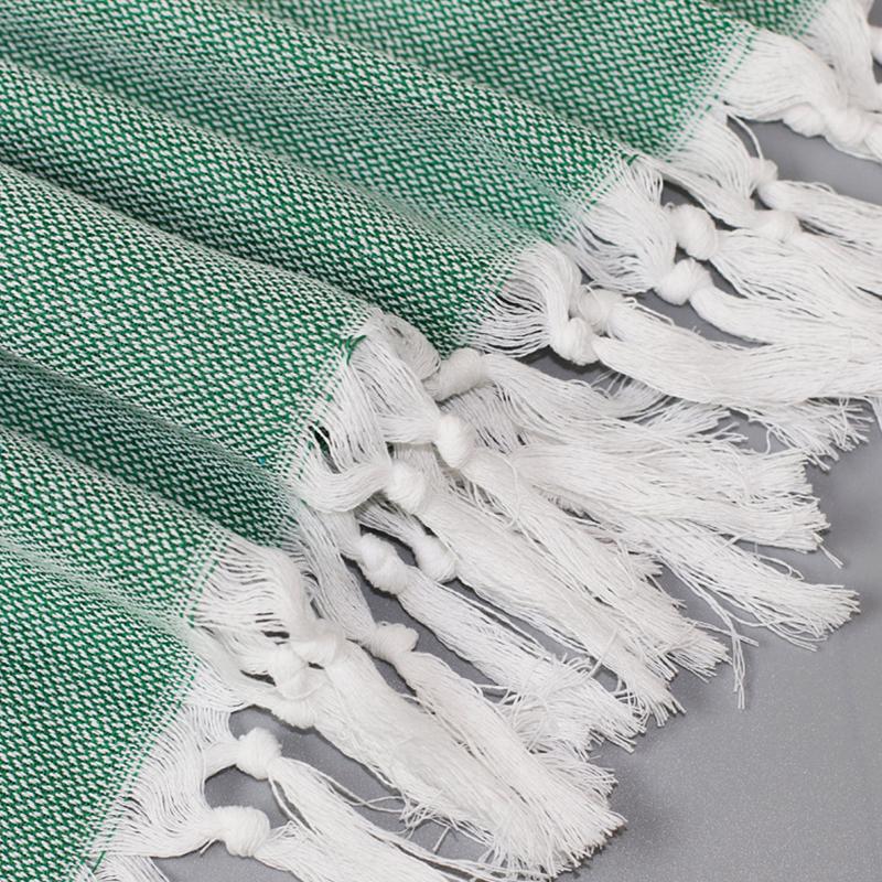 2 шт. турецкое пляжное полотенце ультра легкое супер впитывающее банное полотенце с кисточками для плавания и кемпинга