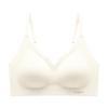 Lace Invisible Bra Women's Breathable Underwear Women's Gathering Bra One-piece Fixed Cup Soft Support Bra Push Up Bra