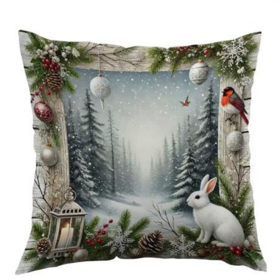 Christmas European Decorative Throw Pillow Case Pillow Case Sofa Living Room Cushion Pillow Case