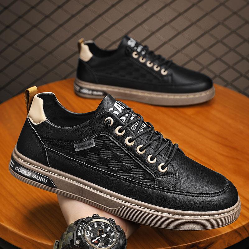 Удобная мужская летняя новая универсальная дышащая спортивная повседневная белая обувь молодежный тренд универсальная маленькая белая мужская обувь