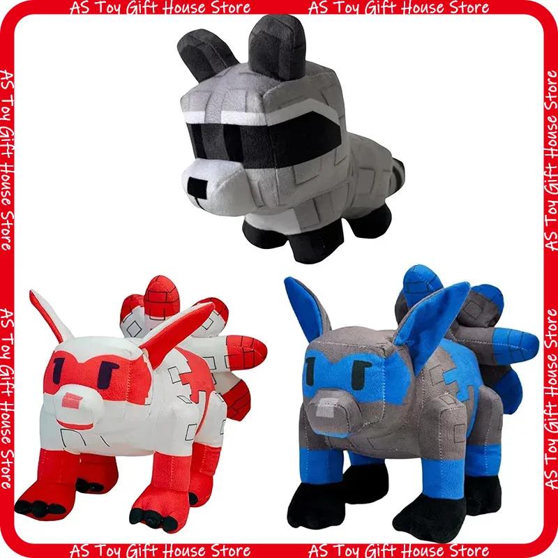 Roblox Nine Tailed Fox Grow A Garden Block Style Soft Stuffed Plush Toys For Game Fans Bedroom Decor Play Companion
