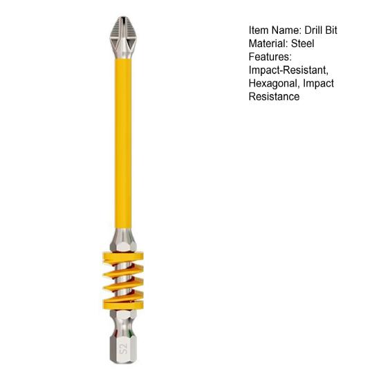1/3Pcs Magnetic Bit Set with Spring Impact-Resistant Hexagonal Electric Screwdriver