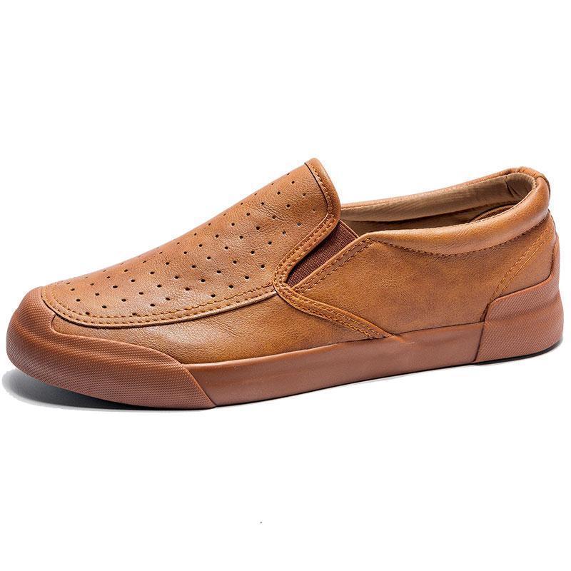 Fashion Soft Slip On Man Casual Loafers Shoe High Quality Fashion Social Classic Original Legitimate Pu Elegant Leather Shoes for Men