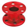 Aluminum Alloy Scuba Diving Finger Spool Reel Diver Underwater Snorkeling Accessory(Red)