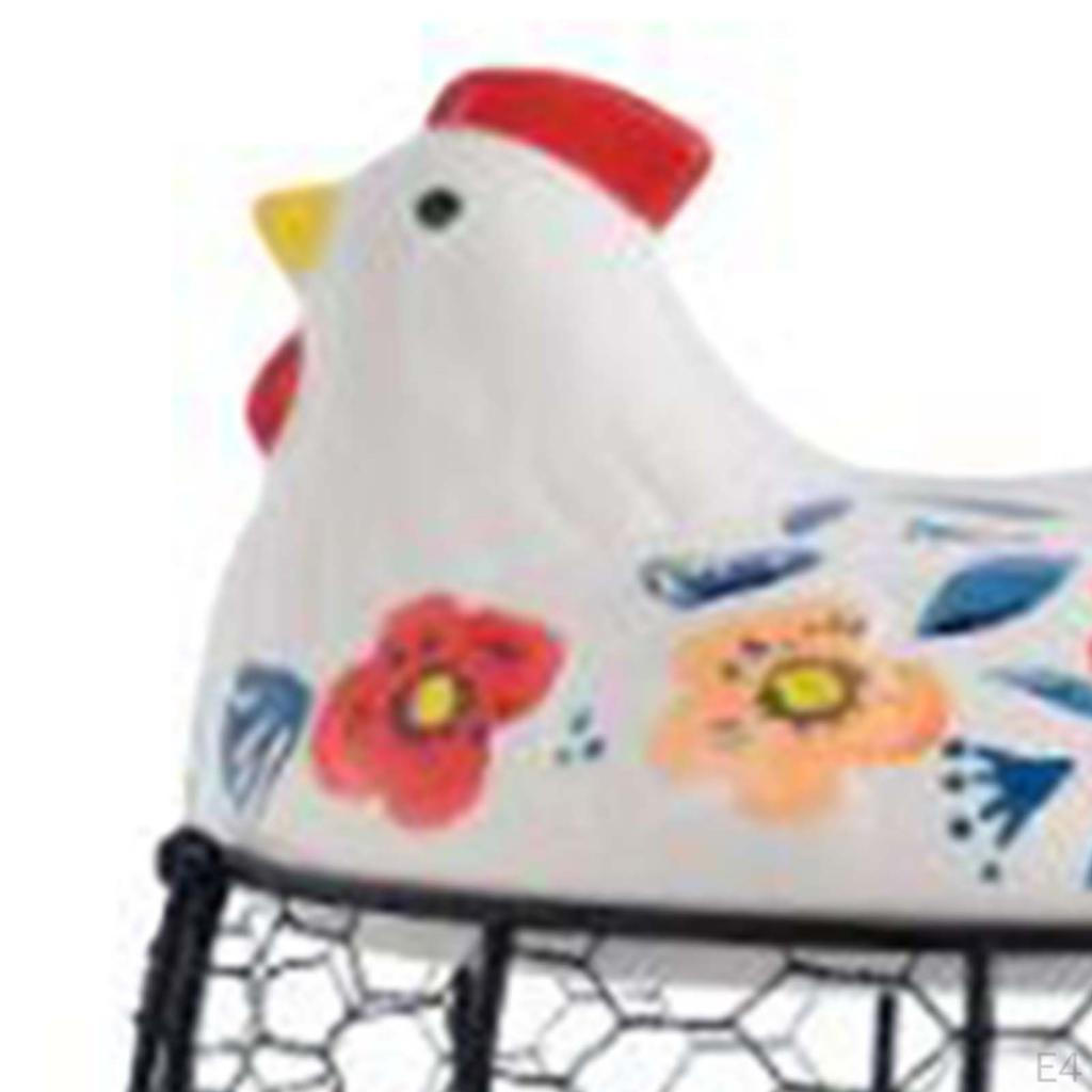 Корзина для куриных яиц, держатель, милый деревенский круглый контейнер для сбора свежих яиц