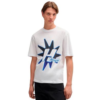 HUGO Футболка с коротким рукавом Nestrolo 01 BLUE