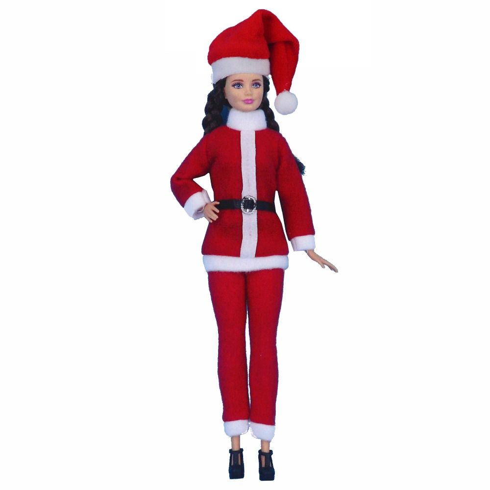 11,8 дюйма 11,8 дюйма Одежда для кукол 30 см Серия Рождественских эльфов Платье для кук Рождественское Милое Красивое Рождественское платье для кукол
