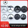 Car Sticker For Mercedes Benz W166 W212 W213 W246 W176 C260 C200 C300 C180 C63 W167 4Pieces Hub Accessories74mm ABS Car Wheel Ce
