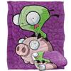 Invader Zim Silky Pig Supersoft Blanket