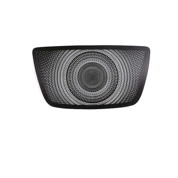 Aluminum Alloy Car Interior Instrument Panel Speaker Net Decoration For BMW 7 Series G11 G12 2017 2018 Auto Accessory