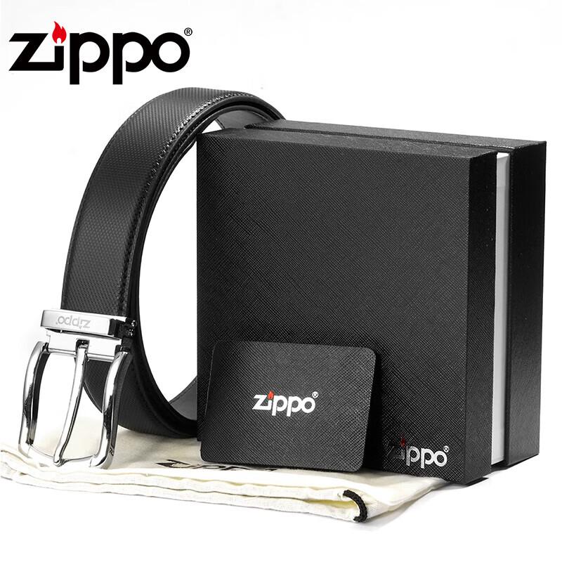 ZIPPO Мужской ремень из натуральной кожи
