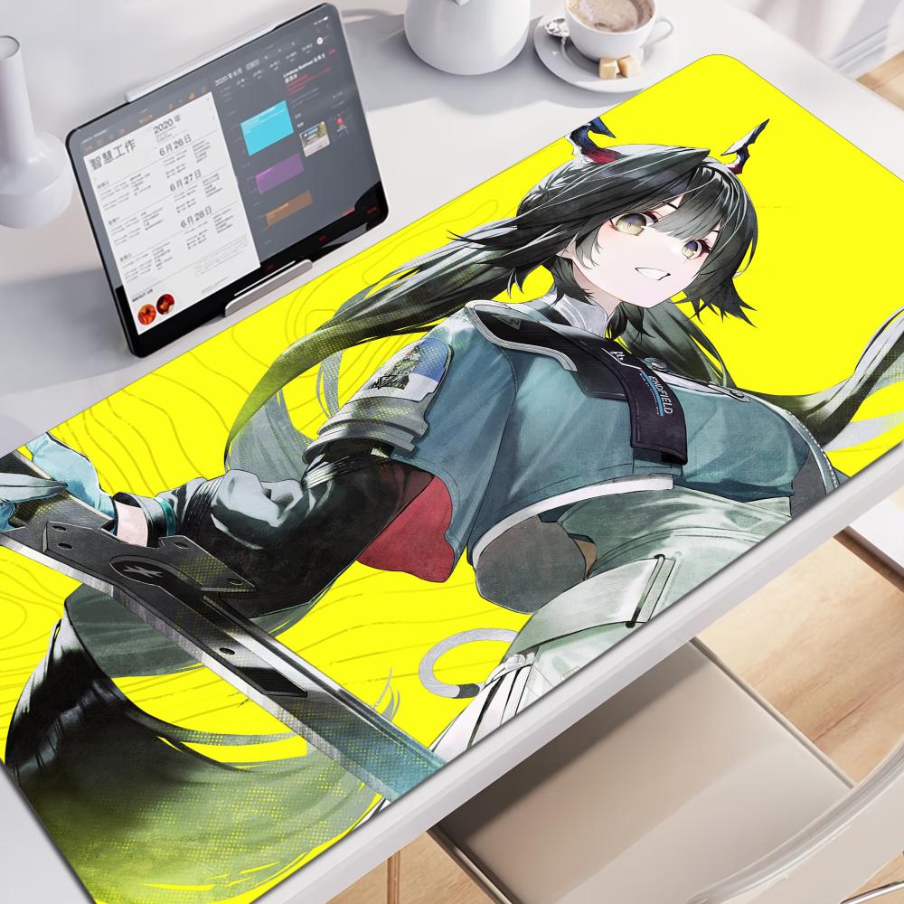 Xxl Mouse Pad Gaming Arknights Endfield Chen Qianyu Anime Girl Hd Printing Mousepad Large Pretty Game Desk Mat Pc Accessories