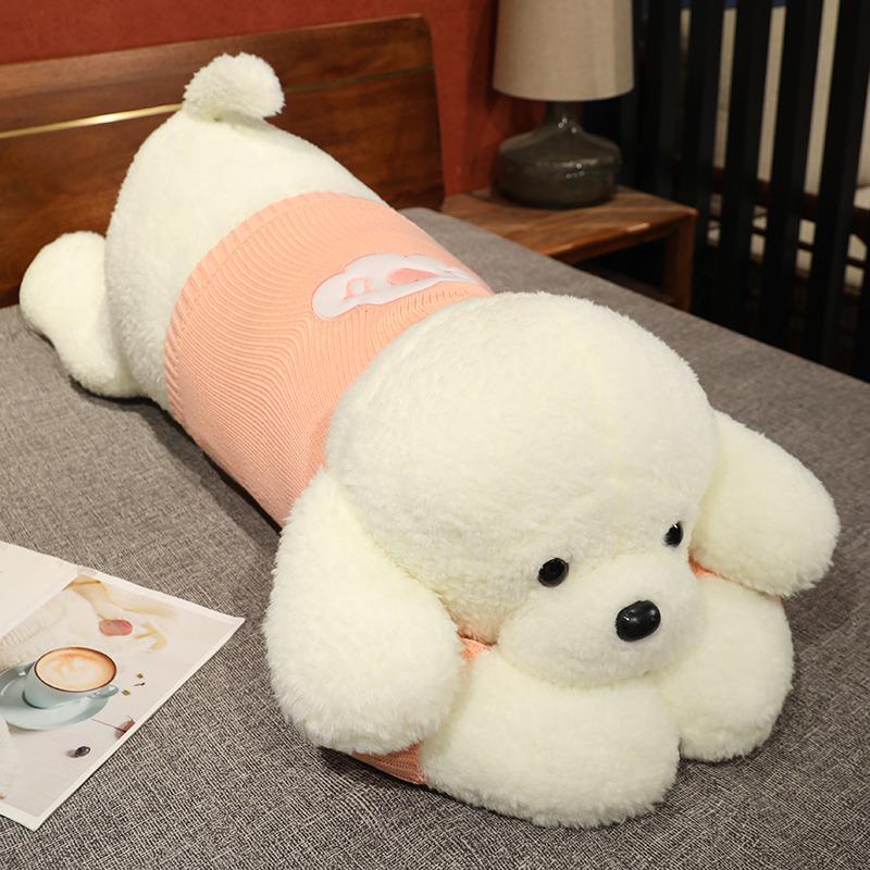 Large Dressed Dog Doll Plush Toy Big Dog Doll Girls Sleeping On The Bed Accompanying Ragdoll Doll