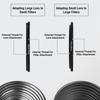 9pcs Camera Lens Filter Step Up &amp; Down Ring Adapter Set 37-82mm 82-37mm For Canon Nikon Fujifilm Dslr Lenses